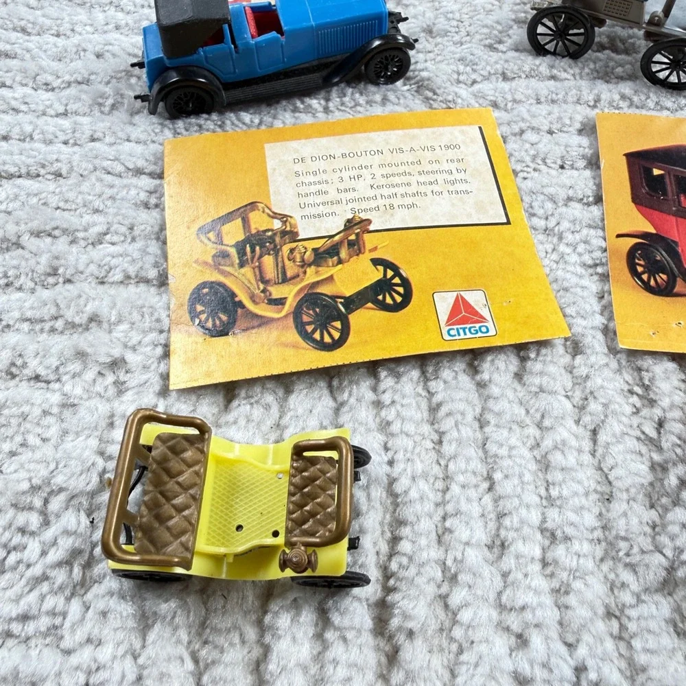 Citgo Classic Car Collection Vintage Toy Models Set of 10 with Info Cards Multi
